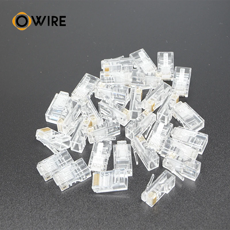 
Plug Conector Rj45 Cable De Red Utp Cat5e 100pz Cat 5e 