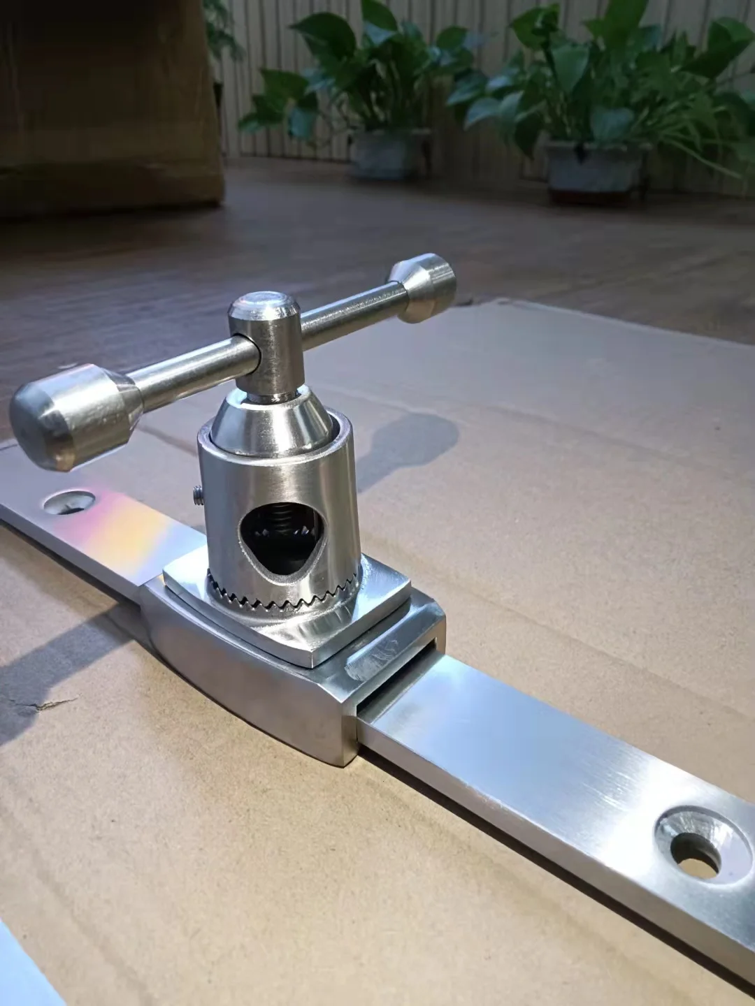 Metal Material Stainless Steel Slider Hospital Bed Leg Frame Parts Gynecology Bed