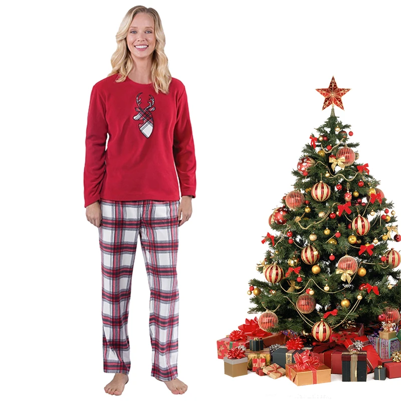 2021 christmas family  plus size with pockets family christmas pajamas for family matching outfits