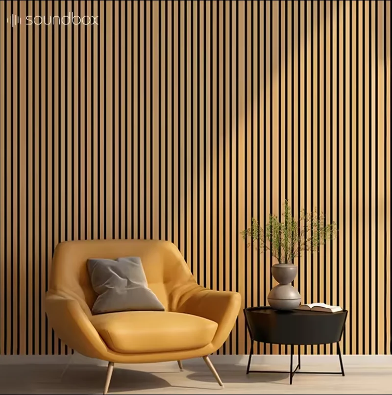 Soundbox aku wpc polyester acoustic wall panel used acoustic panels for sale decorative wall panels