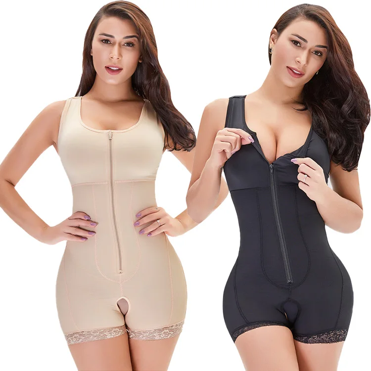 Высокая стоимость эффективный мягкий fajas colombianas для похудения тела формирователь спандекс боди