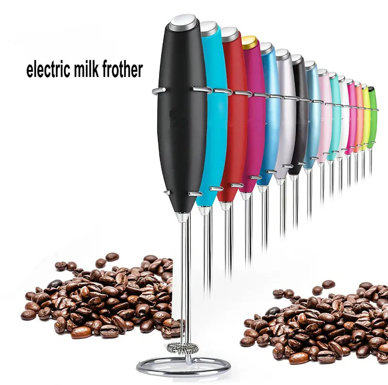 Wholesale Electric Hand Mixer for Amazon Kitchen Blender Beater Whisk Egg Coffee frother milk Foam Maker Whisk Drink Mixer