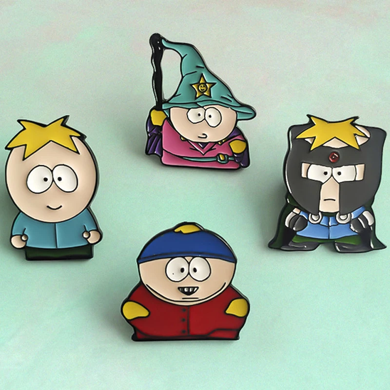 Cartoon Anime Peripheral Jewelry Enamel Badges South Park Melody Medal Brooch Pin