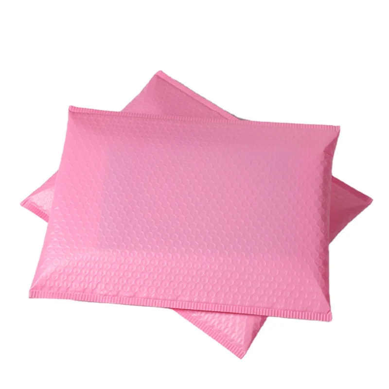 custom printed logo designs Express postal bags pink bubble mailer mailers envelopes shipping padded packaging bags