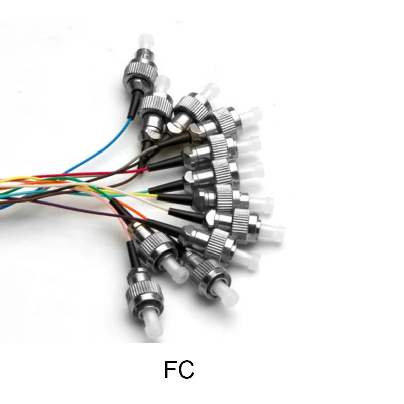  SC UPC FC LC SM G652D G657A патч-кабель Шнур Pigtail 12 ядер в комплекте A PC оптоволоконный