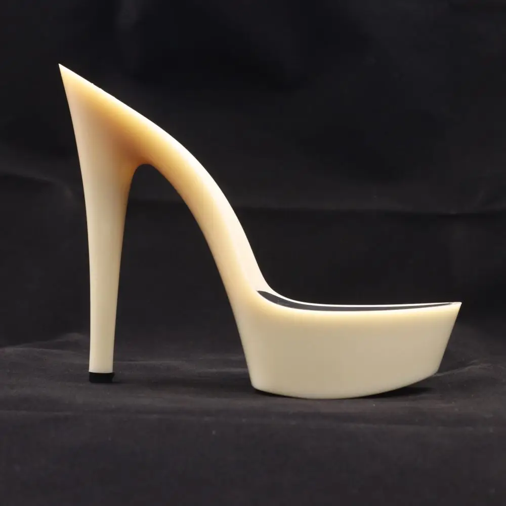 Factory sales Plating various colors Transparent crystal ABS heel grip liner cheep heels