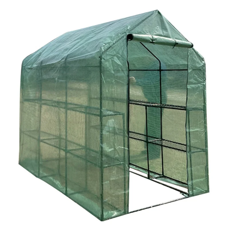 Walk In Garden Polytunnel Tunnel Greenhouse Green House For Courtyard Plant Growing Tent