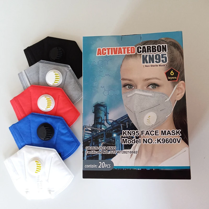Fast Delivery KN95 Mask Foldable WhiteHot Sale 5Ply Disposable Kn95 Facemask White Dust KN95 Face Mask Supplier
