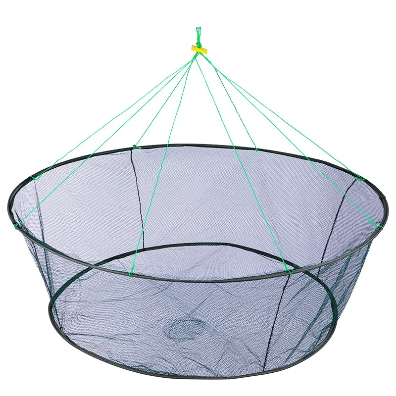Drasry Crab Trap Bait Portable Folded Cast Net Fishing Traps Nets Lobster Crawfish Shrimp Fishing Accessories