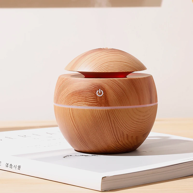 Мини-увлажнитель воздуха amazon для ароматерапии комнатный ультразвуковой распылитель эфирных масел освежитель деревянный
