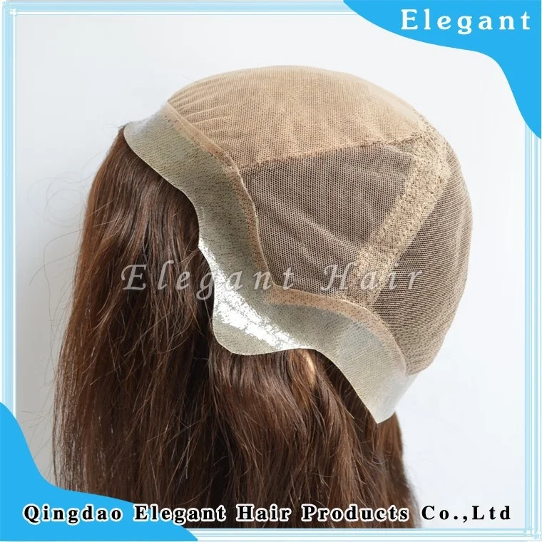 Online Silk Top Base Real Natural European Virgin Human Hair Women Transparent Full HD Lace Wig with PU Thin Skin Perimeter