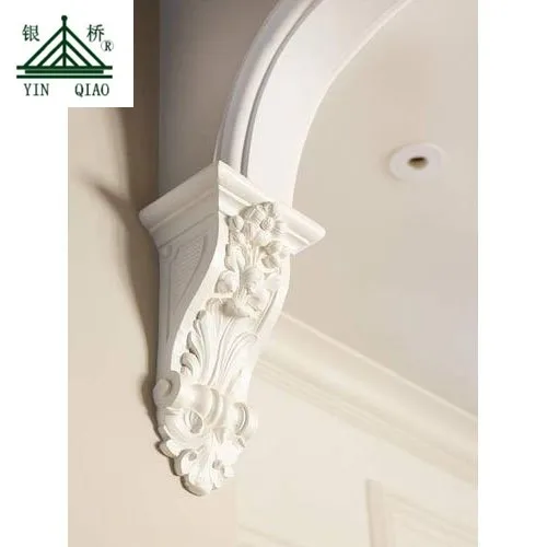 Decorative corbel gypsum nice design molding Brackets wholesale