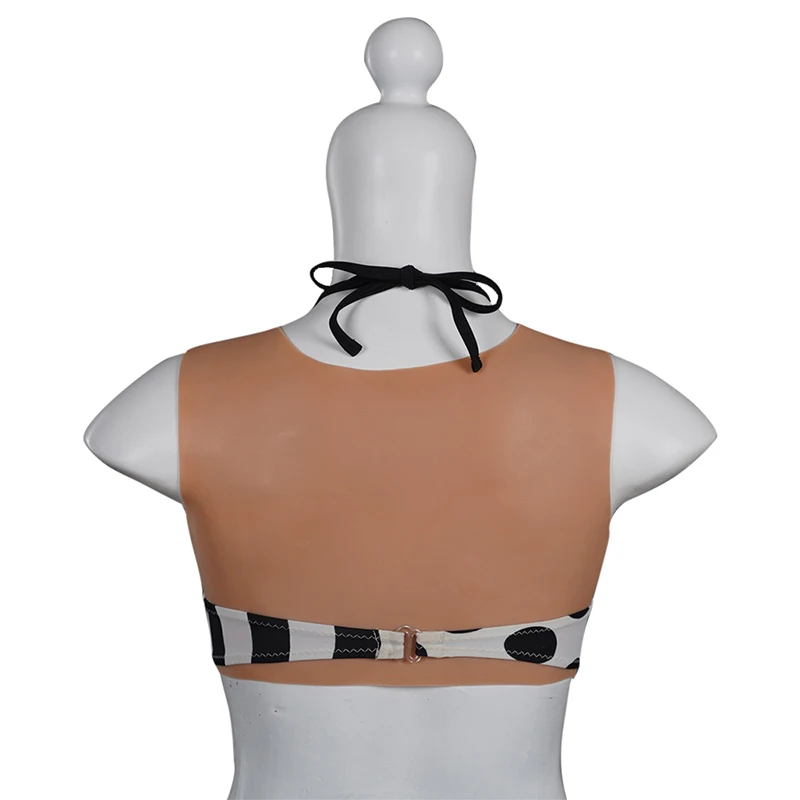 Round Neck Crossdressing Wearable Woman Sexy Cup S Huge Rubber Silicone Breast Realistic Boobs