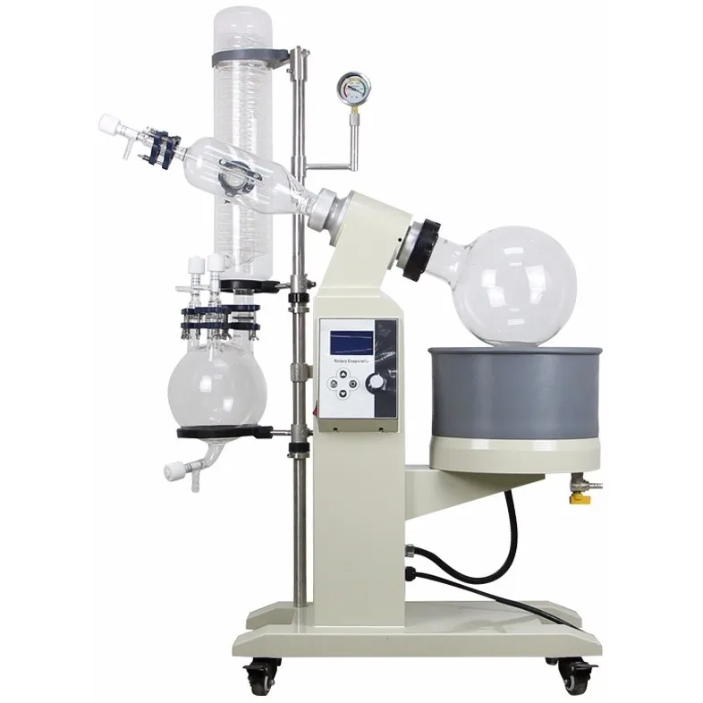 Cheap Price Automatic 5l Rotary Evaporator with Chiler and Vacuum Pump