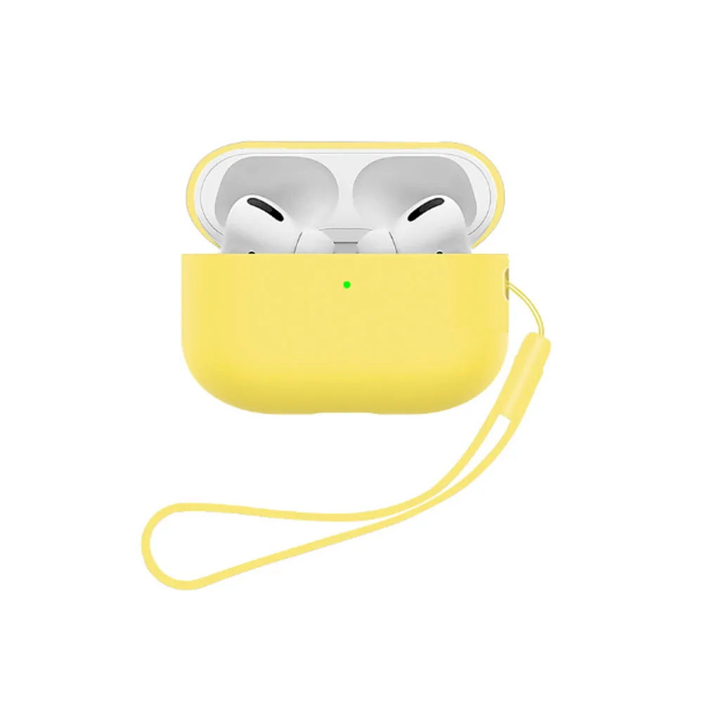 Custom Design Logo Silicone Protective Charging Case Cover With Lanyard For Airpods Pro 2 2022