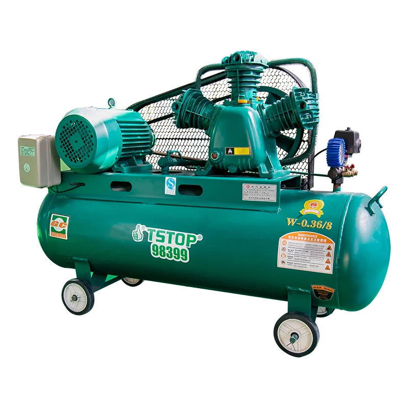 Factory Price 3.0KW TS-0.36/8 Industrial Belt Drivene Air Compressor