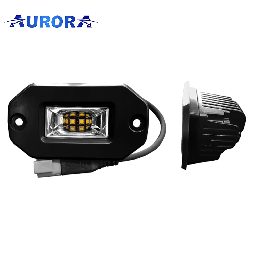 AURORA L-E13T 2 Inch Single Row Waterproof Offroad Scene LED Light