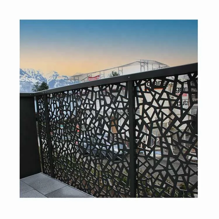 Custom High Quality Laser Cut Outdoor Metal Fence Panels Privacy Fencing Aluminium Fence Garden
