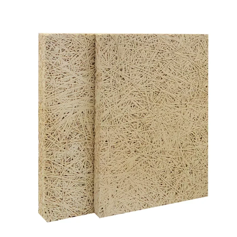 New 2024 Factory Wood Wool Insulation Board Wood Wool Acoustic Panel Wood Wool Board For Sale