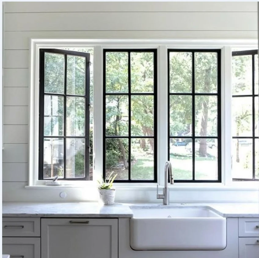 French Window And Door Wrought Iron Front Door Glass Black Modern Exterior French Casement Window And Door