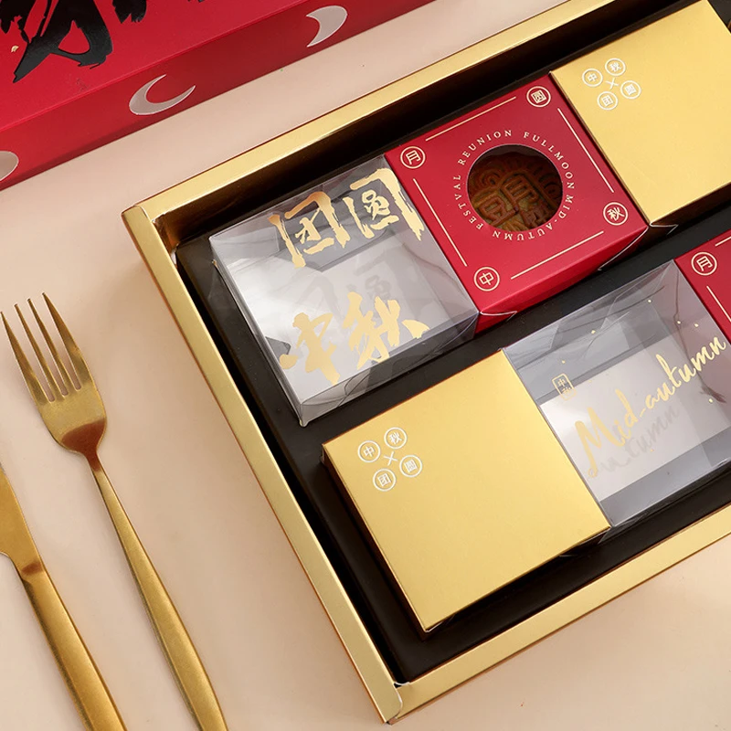 new arrival best seller clear cupcake cup cake paper set of 100 pvc box packaging with window for bakery pastry