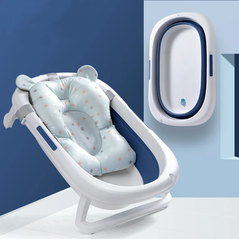 New Style Collapsible Portable Folding Foldable Baby Bathtub Products Newborn Plastic Cheap Bath