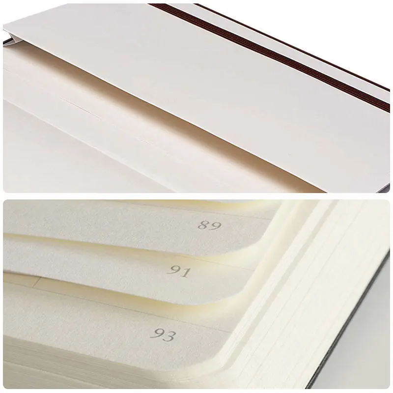 Custom 365 Pages Soft Cover Leather A5  Notebook Journal