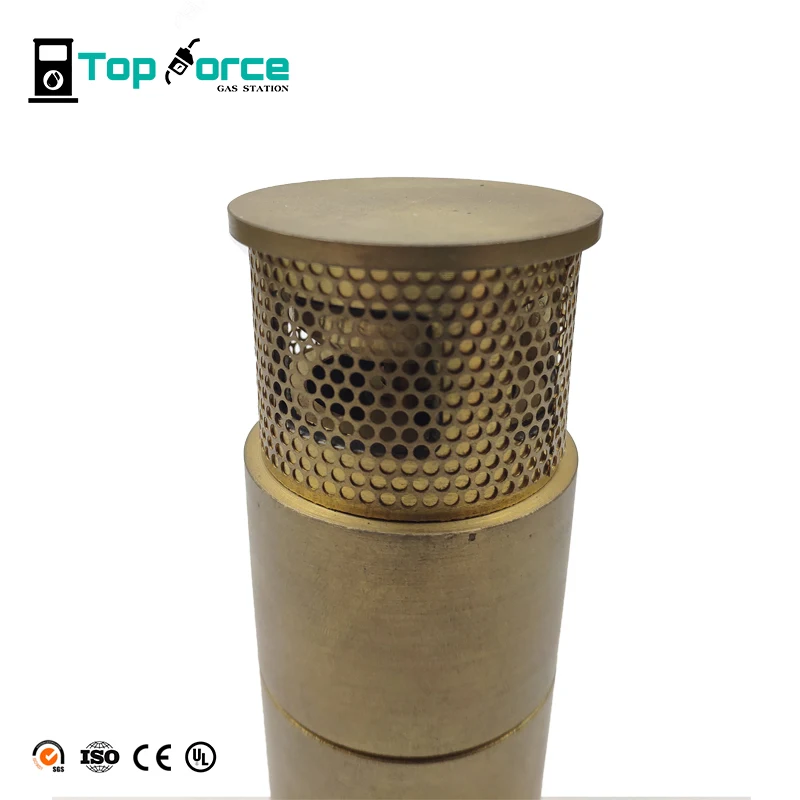 
Bottom check valves Double Poppet Brass Foot Valve for Fuel Dispenser 