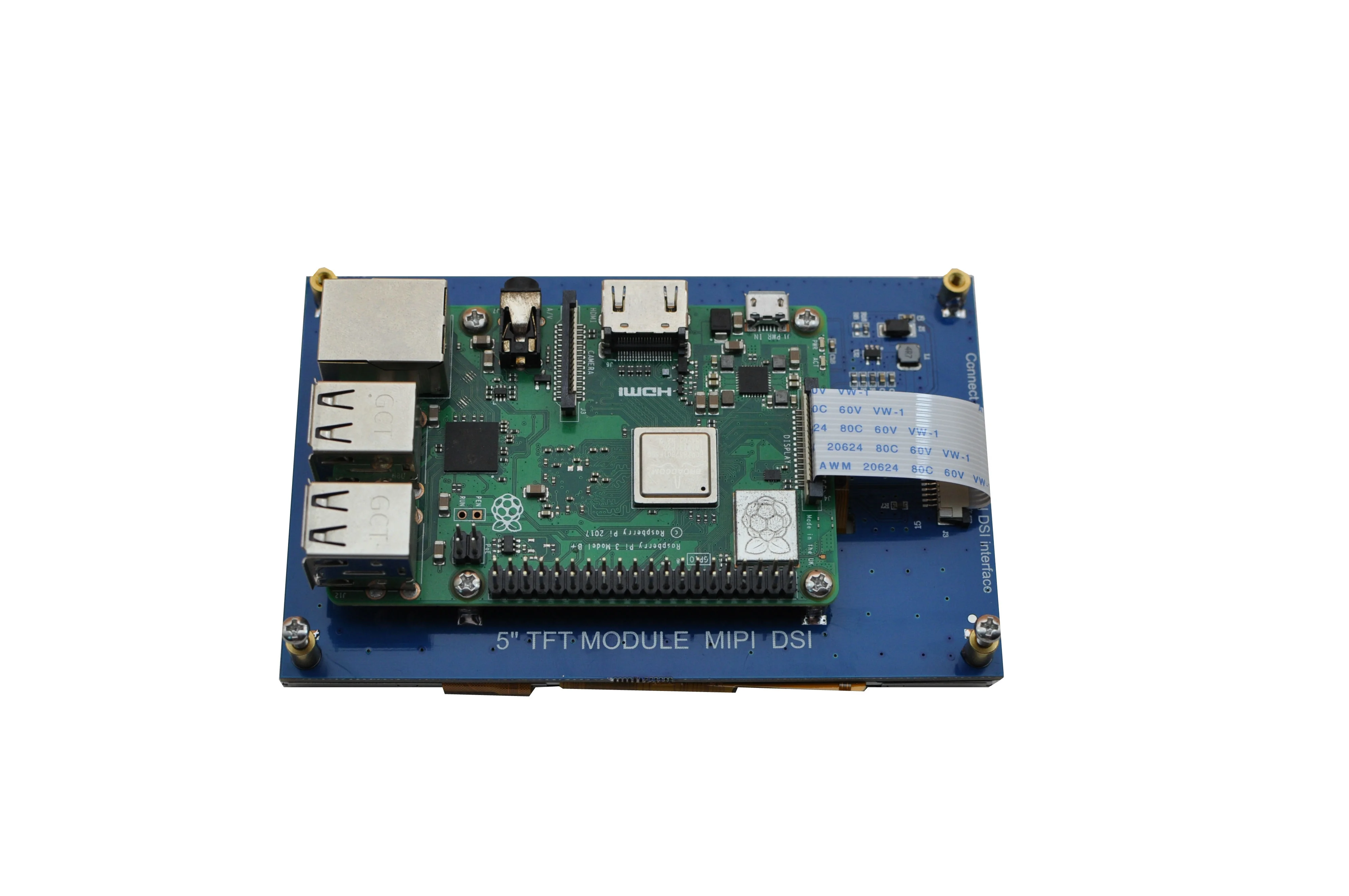 
5 inch mipi dsi interface lcd touch screen display for Raspberry Pi 