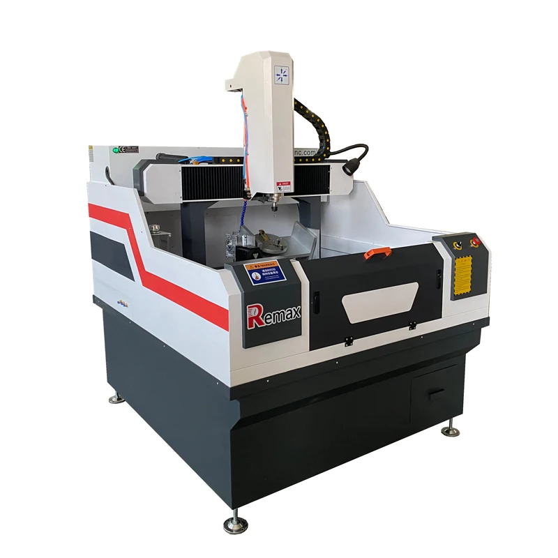 High quality 3d metal mold carving machinery 6060 5 axis cnc router machine