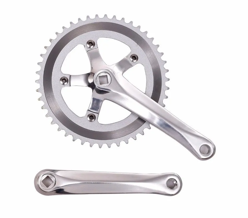 Fixie bicycle crank set 48T 130BCD CNC bicicleta sprocket fixed gear bicycle crank single speed 700C track bicycle crank set