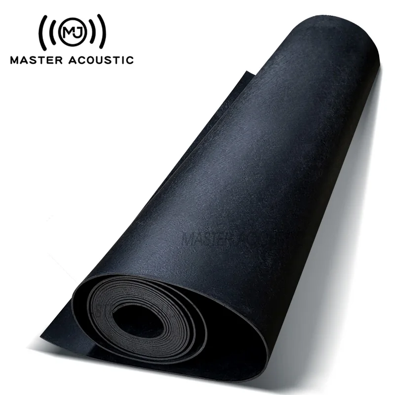 Master Acoustic Mass Loaded Viny Sound Noise Barrier Soundproof Blocking Fencing MLV Roof Wall Fence