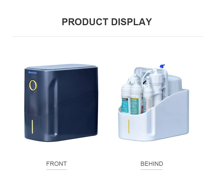 Home Under Sink 5 Stage Reverse Osmosis Water Filter 75GPD RO System For Kitchen