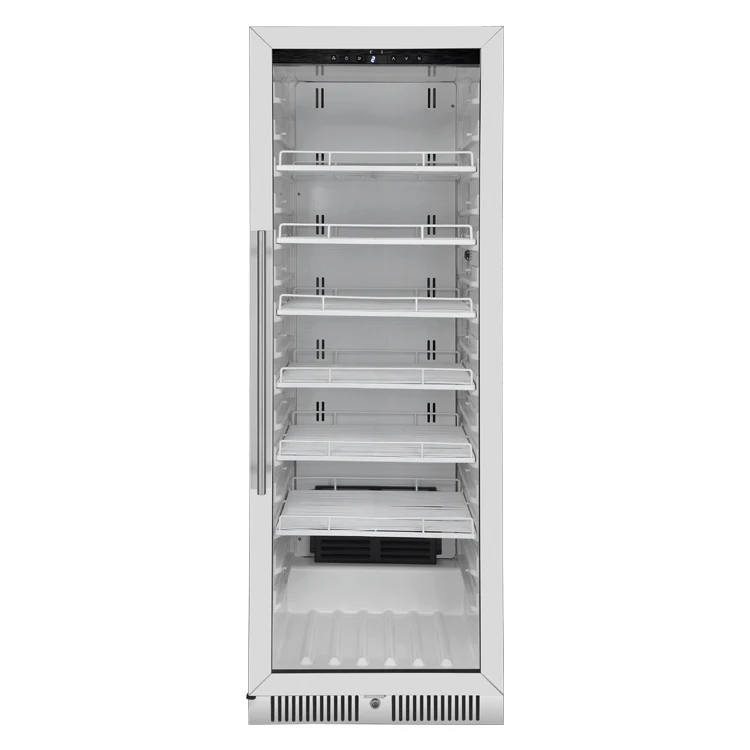 Supermarket Used Cold Drinks Freezer Beer Cooler Display Fridge Beverage Chiller Electric Electronic Temperature SS Handle 160