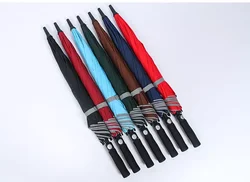 Корпоративные подарки для клиентов дешевые дождевые зонтики продажи индивидуальный логотип принт ветрозащитный прямой