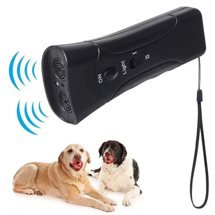 Original Pet Dog Repeller Anti Barking Stop Bark Training Device Trainer LED Ultrasonic Anti Barking Ultrasonic Without Battery