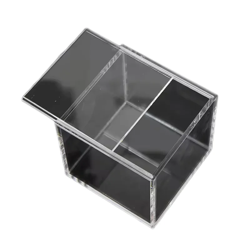 Clear Acrylic Sliding Lid Box, Acrylic Gift Box with Sliding Lid