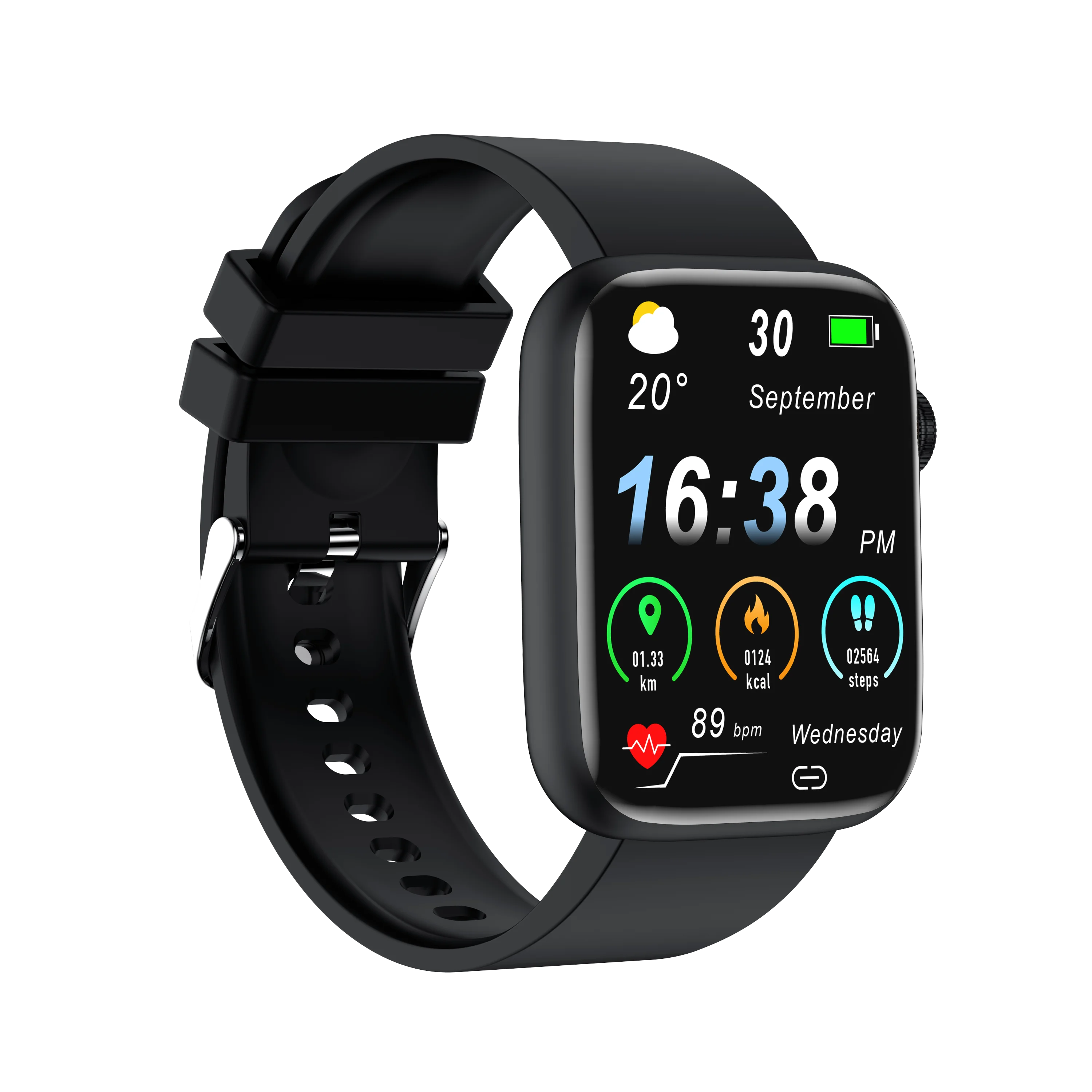 Square Touch 1.85 Inch T12 Pro Smart Watch Waterproof Smart Multi-Color Talk Watch