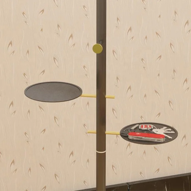 
Tree shape metal with wood color marble base coat rack clothes rack stand 