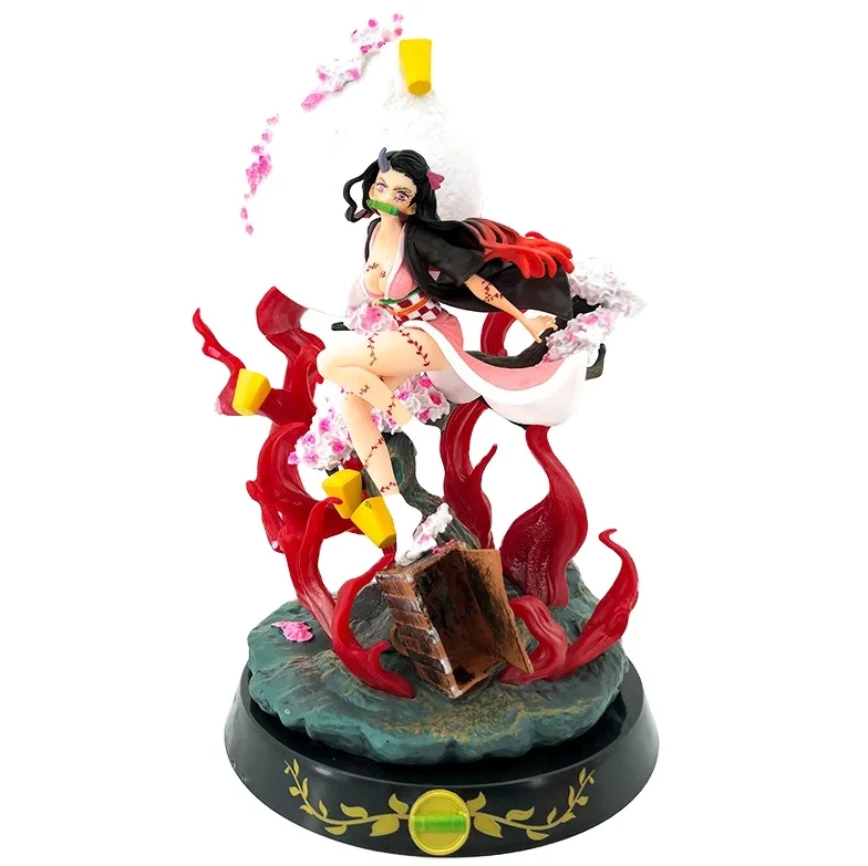 Popular Demon Slayer Standee Anime Kids Collect Dolls PVC Action Model Nezuko Figure Toys Action Nezuko Figure