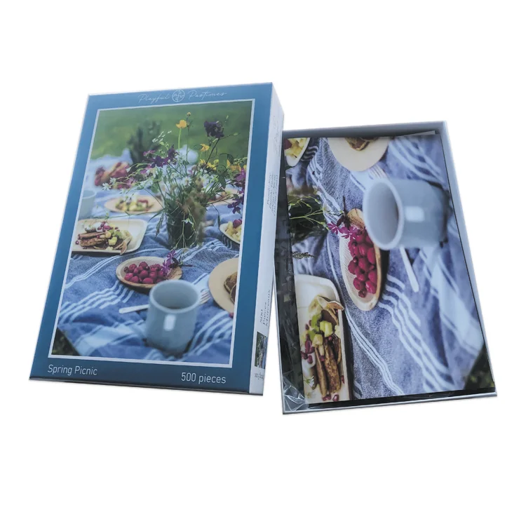 custom design 500 pieces Jigsaw Puzzle with poster