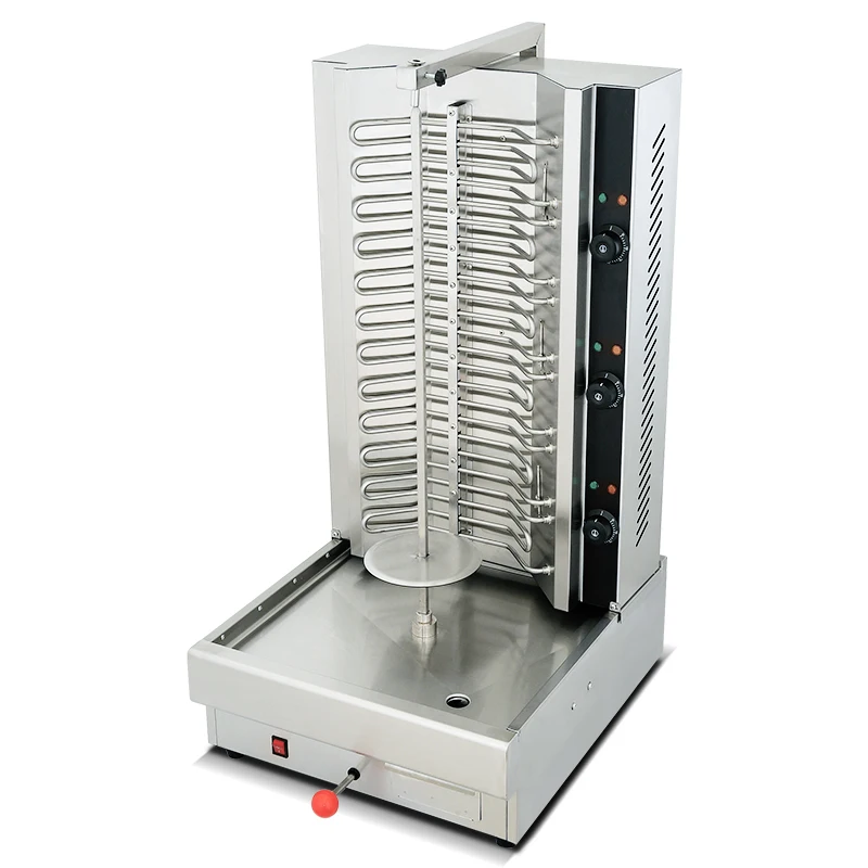 High Quality Commercial 3 Burner kebab machine turkey electric kebab shawarma machine automatic doner kebab cutting machine