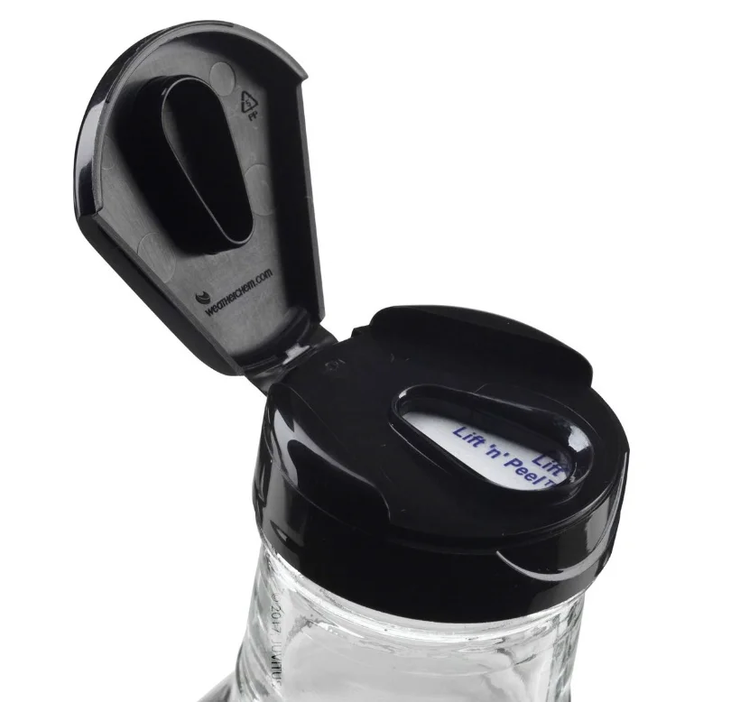 12 oz clear glass sauce bottle