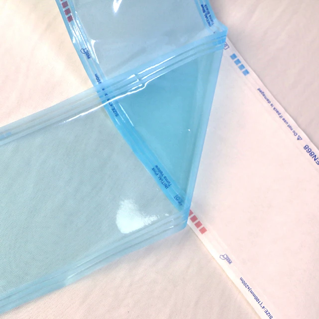 Heat Sealing Transparent Film Disinfection Dialysis Paper Sterilization Roll Pouch