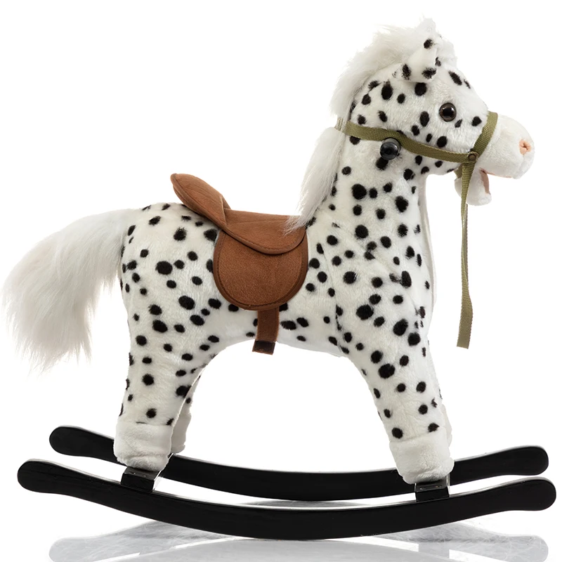 
Cheap Plush Rocking spot Horse Outdoor Rocking Horse 