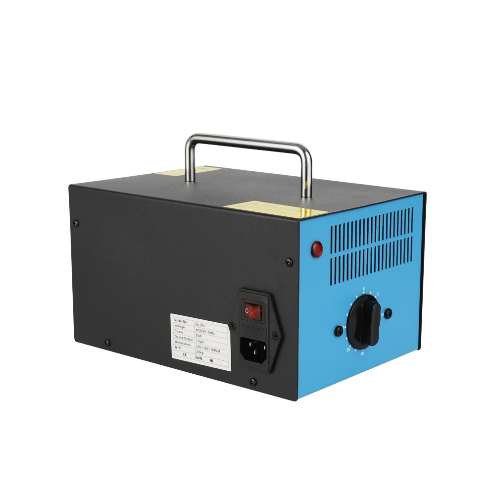 Portable Air Purifier Upgrade Model 3500mg/h Ozone Household Car Ozone Gas Generator OEM Air Purification