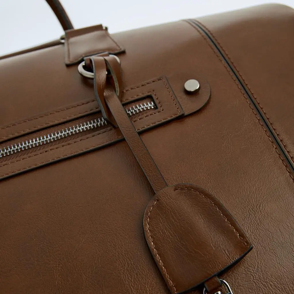 Duffle Bag Men Leather Travel Duffel Bag 2021 New Design High Quality Genuine Leather Customized Packaging Fashion Leisure Bag