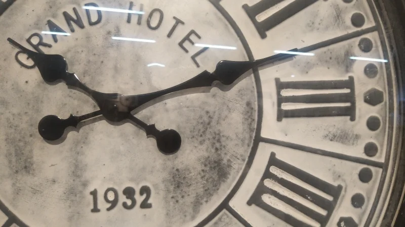 INNOVA Hot sale design Home Decor Large Retro Vintage Style Metal Big Wall Clock with glass cover