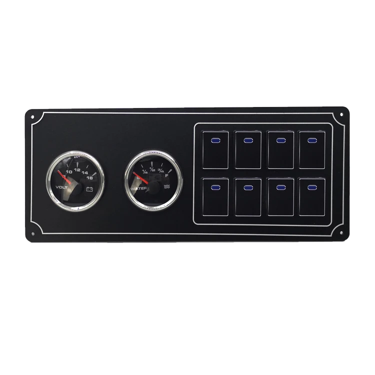 Modified Control Panel Switch with Text Light Transmission Switch Blue Wave Button RV Motorhome Switch Button RV Control Panel