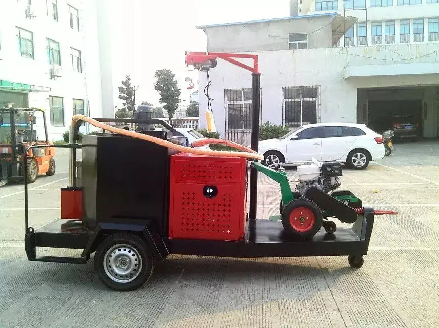 Hand-push Pavement Asphalt Seam Filling Device Hydraulic Asphalt Caulking Machine 100L